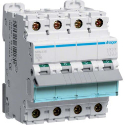 Автомат Hager B16А / 4 пол / NBN416