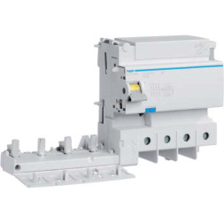 Дифф. блок для автоматов Hager 80-125А / 125A / 30mA / A-тип / 4 пол / 15kA / BDH480E