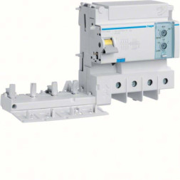 Дифф. блок для автоматов Hager 80-125А / 125A / 0,3-0,5-1A / A-тип / 4 пол / 15kA / BTH480E