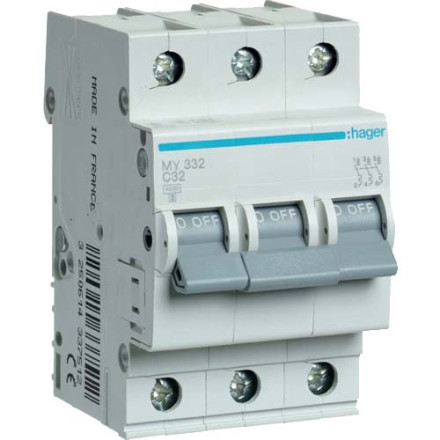 Автомат Hager C32А / 3 пол / MY332