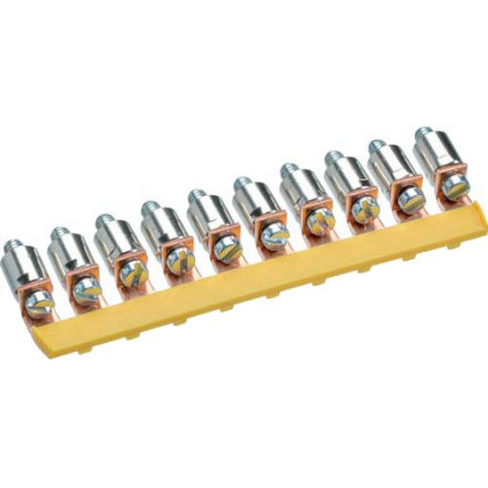 Соединитель 10 клемм KXA06LH или KXA06NH / Hager / KWJ06B10