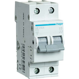 Автомат Hager B10А / 2 пол / MB210A