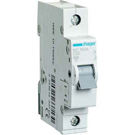 Автомат Hager С50А / 1 пол / MC150A