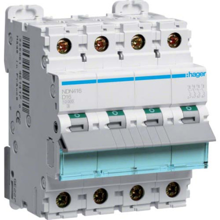 Автомат Hager D16А / 4 пол / NDN416