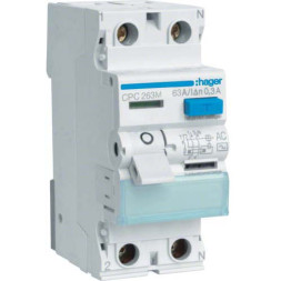 УЗО Hager / селективное / 63A / 300mA / AC-тип / 2 пол. / CPC263M