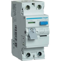 УЗО Hager / 25A / 30mA / AC-тип / 2 пол. / CD226J