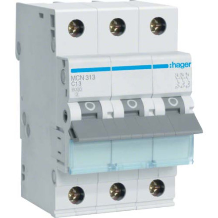 Автомат Hager C13А / 3 пол / MCN313