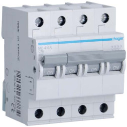 Автомат Hager C16А / 4 пол / MC416A