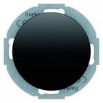 Заглушка с суппортом Berker R.classic черный глянцевый 10092035