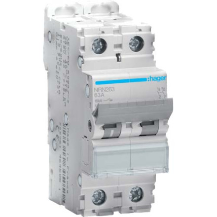Автомат Hager C63А / 2 пол / NRN263