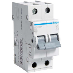 Автомат Hager C3А / 2 пол / MC203A