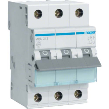Автомат Hager B13А / 3 пол / MBN313