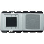 Радио Touch Berker c динамиком, алюминий 28807003