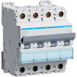 Автомат Hager C16А / 4 пол / NCN416