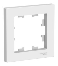 Рамка 1 пост Schneider Electric ATLASDESIGN, белый