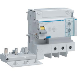 Дифф. блок для автоматов Hager 80-125А / 125A / 0,3-0,5-1A / A-тип / 3 пол / 15kA / BTH380E