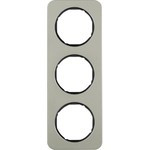 Рамка 3 местная нержавеющая сталь, Berker R.1 10132104