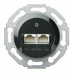 Розетка компьютерная двойная RJ45 6-й кат. 140901 + EPUAE8-8UPOK6