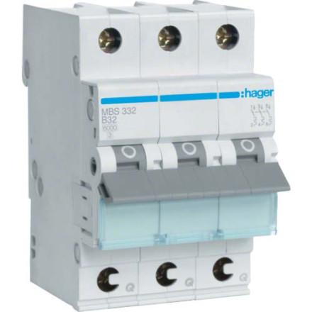 Автомат Hager B32А / 3 пол / MBS332