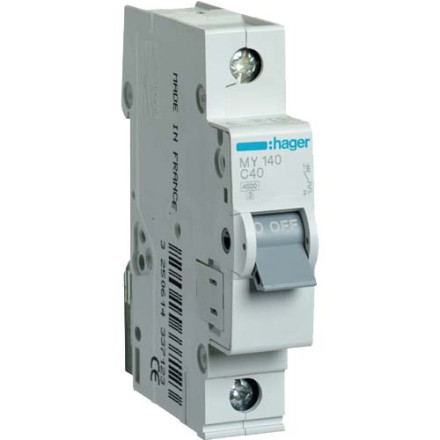 Автомат Hager C40А / 1 пол / MY140