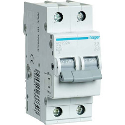 Автомат Hager C2A / 2 пол / MC202A